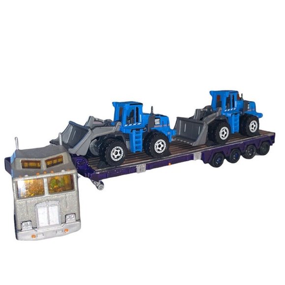 Matchbox Toys Matchbox 981 Kenworth Truck Low Loader Flatbed 2